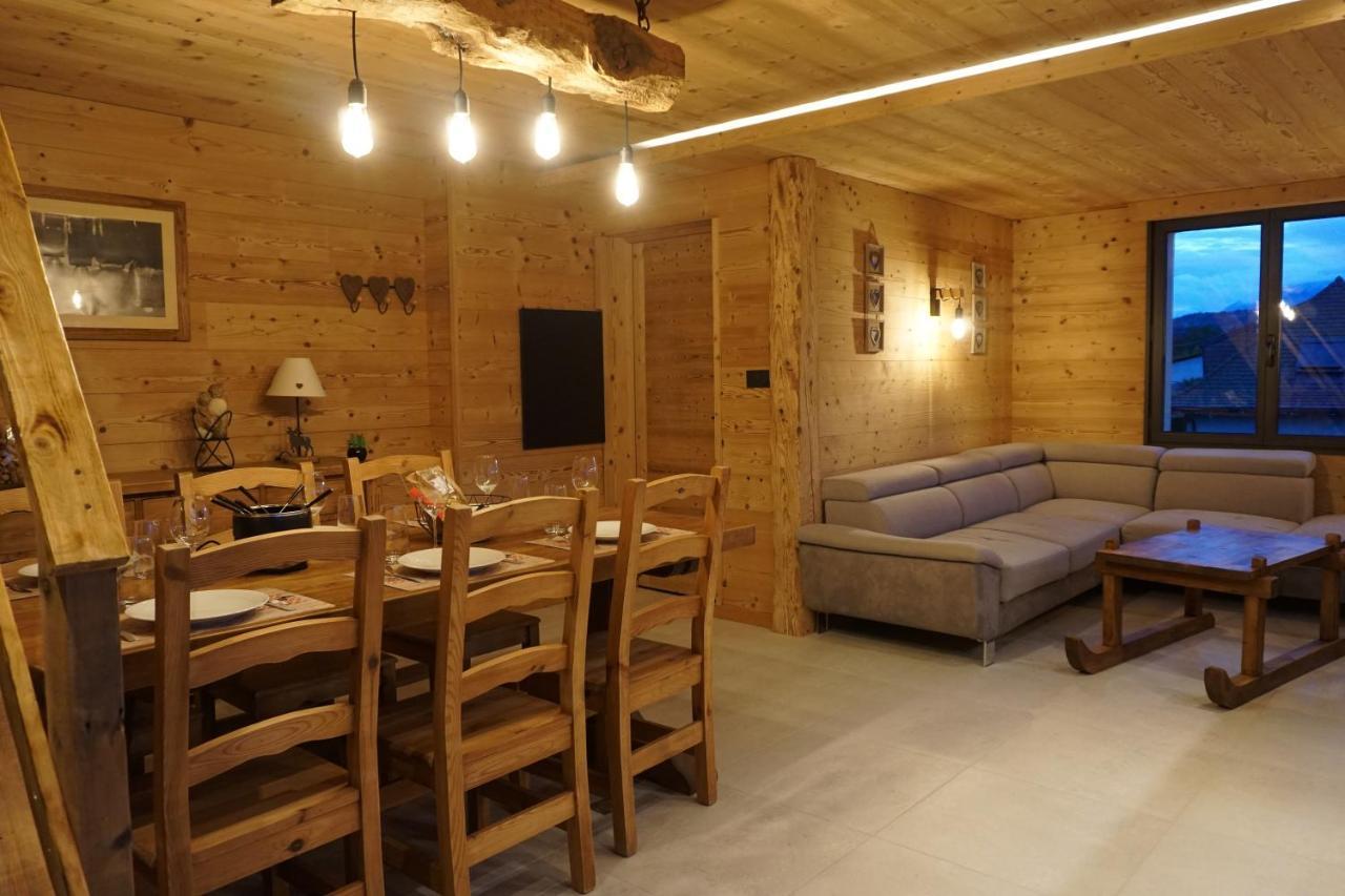 Le Chamois, Chez Le Charpentier D'Antan, La Chaleur Du Bois, Le Calme De La Campagne Apartment Epagny Metz-Tessy Luaran gambar