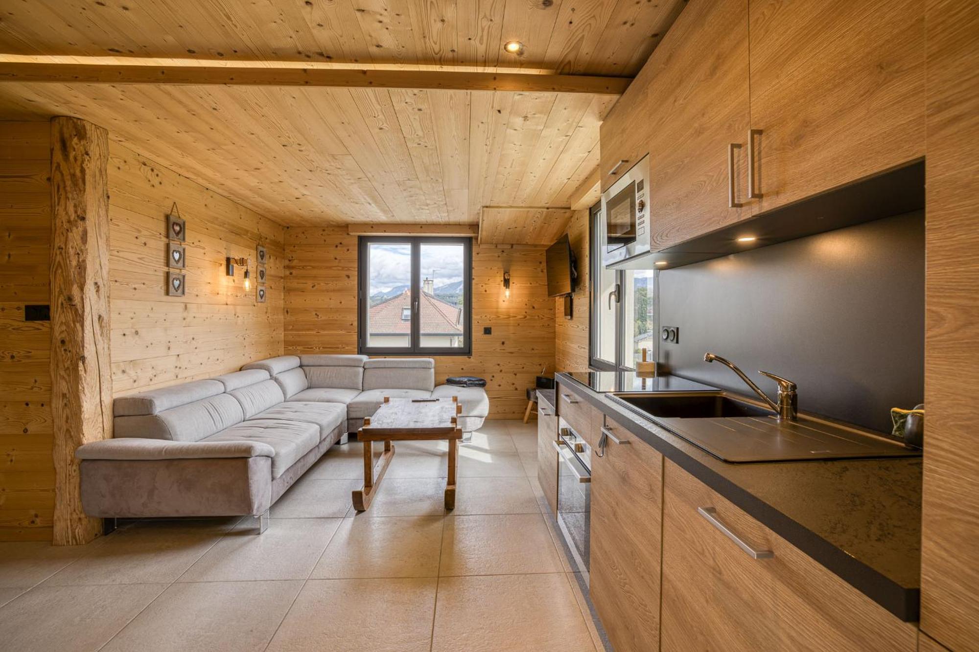 Le Chamois, Chez Le Charpentier D'Antan, La Chaleur Du Bois, Le Calme De La Campagne Apartment Epagny Metz-Tessy Luaran gambar